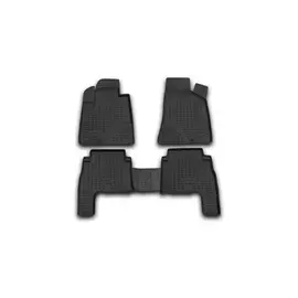 Коврики салона Element HYUNDAI Santa Fe 2006-2010 полиуретановые черные 4 шт.