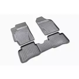 Коврики салона Element HYUNDAI Verna 2006, полиуретан черные 4 шт.