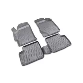 Коврики салона Element KIA Spectra полиуретановые черные 4 шт.