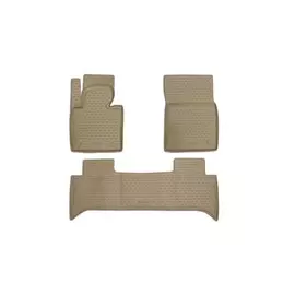 Коврики салона Element LAND ROVER Range Rover III, 2001-2012, полиуретан бежевые 3 шт.