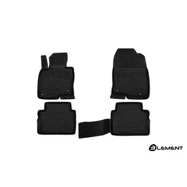 Коврики салона Element MAZDA CX-5, 2017, полиуретан черные 4 шт.