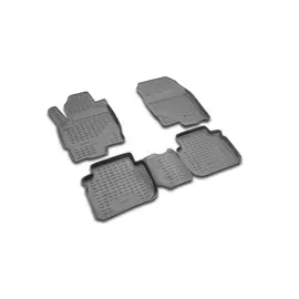 Коврики салона Element MITSUBISHI Colt 5 двер. 2003-2009, полиуретан черные 4 шт.