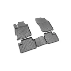 Коврики салона Element MITSUBISHI Lancer X 2007> полиуретановые черные 4 шт.