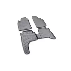 Коврики салона Element MITSUBISHI Pajero III 5D 1999-2006 полиуретановые черные 4 шт.