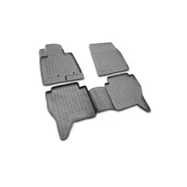 Коврики салона Element MITSUBISHI Pajero IV 2006> полиуретановые черные 4 шт.