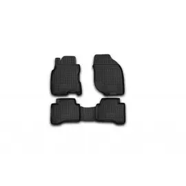 Коврики салона Element NISSAN NP300 2008> полиуретановые черные 4 шт.
