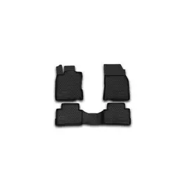 Коврики салона Element NISSAN Qashqai 2014> полиуретановые черные 4 шт.