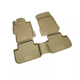Коврики салона Element NISSAN Teana III полиуретановые бежевые 4 шт.
