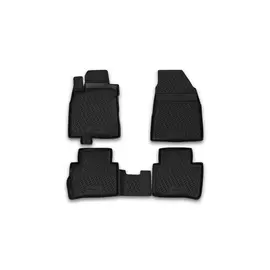 Коврики салона Element NISSAN Tiida 2004-2015 полиуретановые черные 4 шт.
