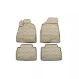 Коврики салона Element SSANG YONG Kyron полиуретановые бежевые 4 шт.