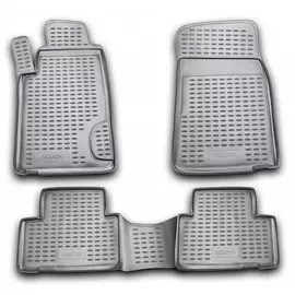 Коврики салона Element SSANG YONG Rexton 2001-2006 полиуретановые черные 4 шт.