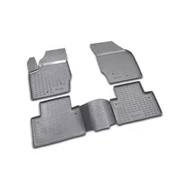 Коврики салона Element VOLVO XC90 2002-2015 полиуретановые серые 4 шт.