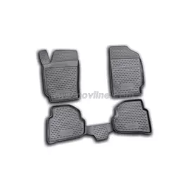 Коврики салона Element VW Polo 2010> полиуретановые черные 4 шт