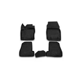 Коврики салона FORD Focus II 2004-2011 полиуретановые черные 4шт