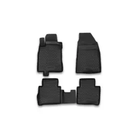 Коврики салона NISSAN Tiida 2004-2015 полиуретановые черные 4шт