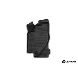 Коврик салона 3D передний левый Element LADA Granta, 2011, полиуретан черный 1 шт.