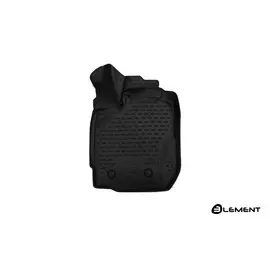 Коврик салона 3D передний левый Element RENAULT Duster, 2015, с ручкой для дистанционного открытия лючка бензобака, полиуретан черный 1 шт.