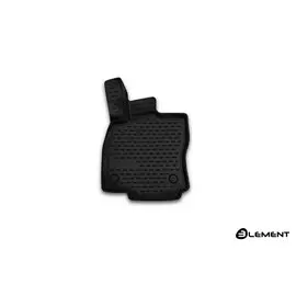 Коврик салона 3D передний левый Element SKODA Octavia, 2013-2017, 2017, полиуретан черный 1 шт.