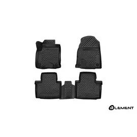 Коврики салона 3D Element HAVAL H2, 09/2014, полиуретан черные 4 шт.