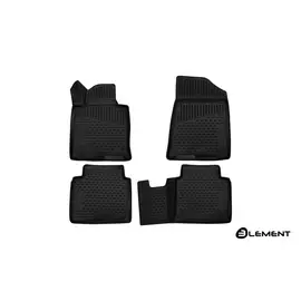 Коврики салона 3D Element HYUNDAI Sonata 2017, 09/2017, сед., полиуретан черные 4 шт.