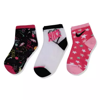 Doodle Scribble Ankle 3-Pack