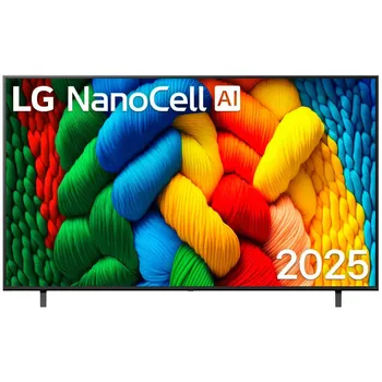 Телевизор 75" LG 75NANO80A6B.ARUG 2025 (4K UHD 3840x2160, Smart TV) Черный (EAC)