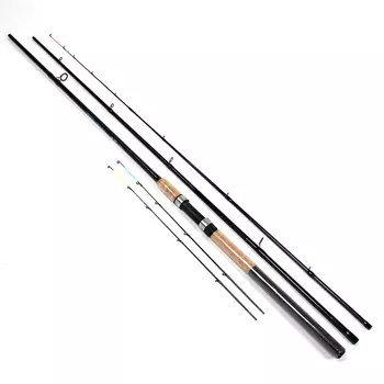 AZOR FISHING Удилище фидерное "Биг Фиш", штекерное, карбон, 3,9м, тест 90-150гр.