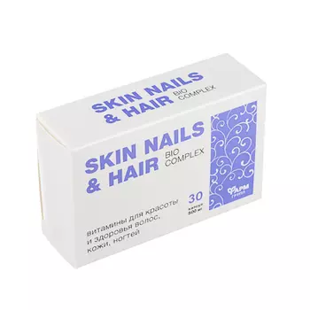 БАД Витамины для красоты и здоровья волос SKIN NAILS &amp; HAIR капс. 500 мг № 30