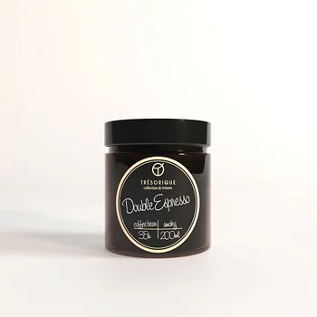 TRESORIQUE Свеча ароматическая Double Espresso "кофейные зерна, дым" 200.0