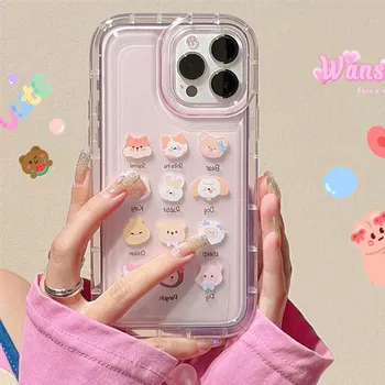 Прозрачный чехол для телефона Iphone 12, чехол для Iphone 11 12 13 14 Pro Max 6 6s 7 8 Plus Xr X Xs Se 2022 2020, квадратная мягкая задняя крышка с подушками безопасности For iPhone 6