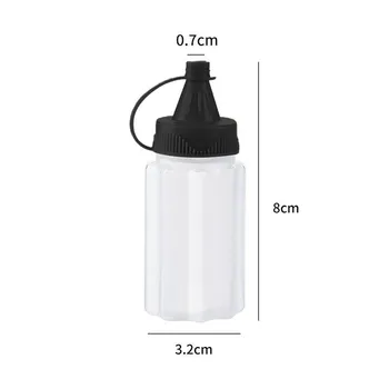 Squeezing Salad Bottle Seasoning Box Jam Squeezing Bottle Outdoor Barbecue Seasoning Bottle Set Home Sauce Bottle серый