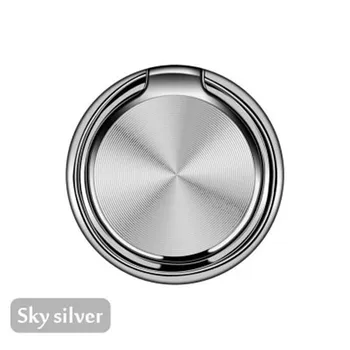 Thin 360 Degree Phone Stand Finger Ring For iPhone X 7 plus/Samsung/Xiaomi All Smart Phone Holder AVE чёрный