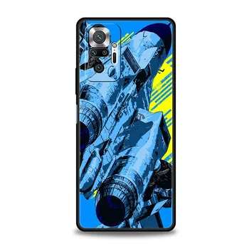 Чехол для телефона Xiaomi Redmi Note 12 10 11 9 8 Pro Plus 9S 7 8T 9T 9A 8A 9C K40 игровой мягкий чехол JDM спортивный автомобиль лампа самолет Redmi Note 10Pro