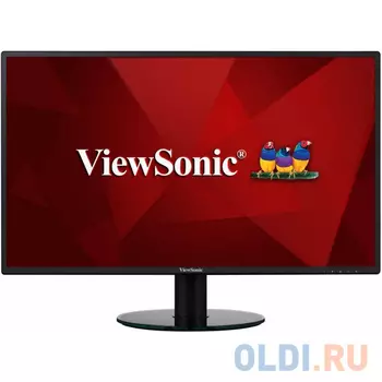 Монитор 27" ViewSonic VA2719-2K-SMHD Black IPS, 2560x1440, 5ms, 300 cd/m2, 1000:1 (DCR 50M:1), D-Sub, HDMI*2, Headph.Out, 3Wx2 vesa