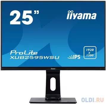 Монитор 25" iiYama ProLite XUB2595WSU-B1 черный IPS 1920x1200 300 cd/m^2 4 ms HDMI DisplayPort VGA Аудио USB