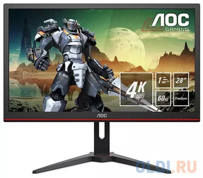 Монитор 28" AOC G2868PQU черный TN 3840x2160 300 cd/m^2 1 ms HDMI DisplayPort VGA Аудио USB