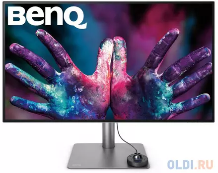 Монитор 32" BENQ PD3220U черный cерый IPS 3840x2160 350 cd/m^2 5 ms HDMI DisplayPort USB Аудио 9H.LH7LA.TBE