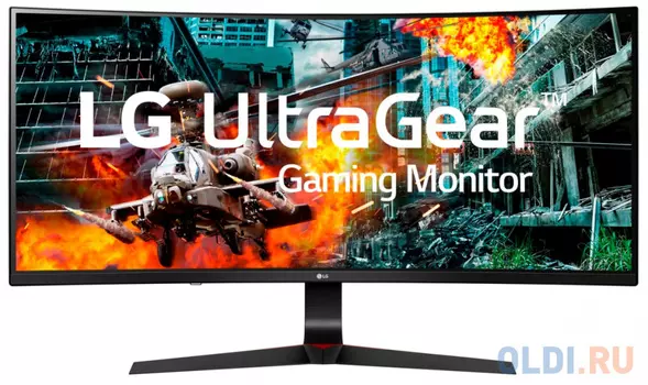 Монитор 34" LG 34GL750-B CURVED Black IPS, 2560x1080, 5ms, 300 cd/m2, 1000:1 (Mega DCR), HDMI*2, DP, Headph.Out, vesa