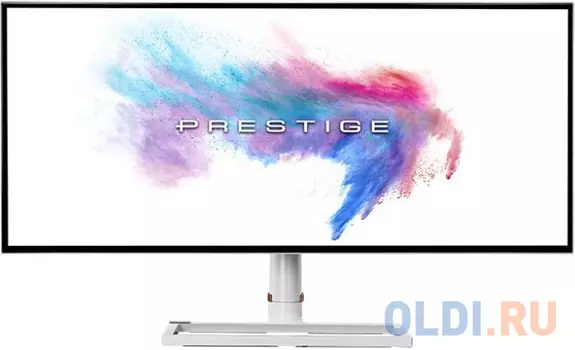 Монитор 34" MSI Prestige PS341WU белый IPS 5120х2160 450 cd/m^2 8 ms HDMI DisplayPort USB Type-C USB Аудио 9S6-3DA19A-003