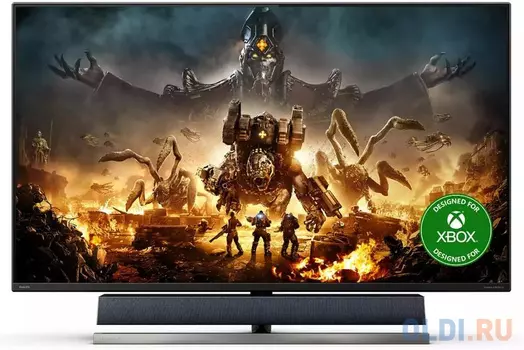 Монитор 55" Philips 559M1RYV/00 черный VA 3840x2160 750 cd/m^2 4 ms HDMI DisplayPort USB Type-C USB Аудио