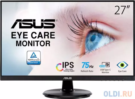 Монитор Asus 27" VA27DCP IPS 1920x1080 75Hz FreeSync 250cd/m2 16:9