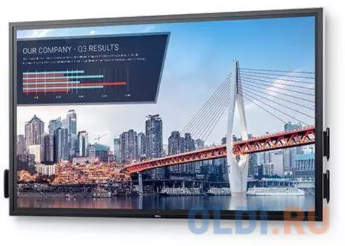 Монитор Dell 75" C7520QT черный IPS LED 8ms 16:9 HDMI M/M матовая 1200:1 350cd 178гр/178гр 3840x2160 D-Sub DisplayPort Ultra HD USB Touch 76кг