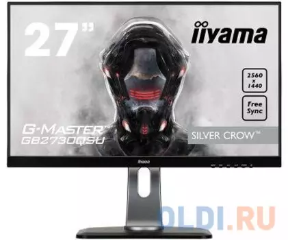 Монитор Iiyama 27" GB2730QSU-B1 черный TN+film LED 1ms 16:9 DVI HDMI M/M матовая HAS Pivot 1000:1 35