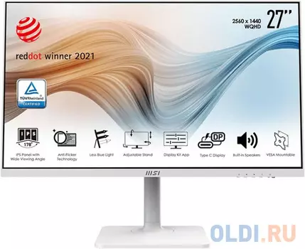 Монитор LCD Modern MD271QPW 27'' 2560x1440 (WQHD), 1000:1, 100000:1, 5ms, HDMI