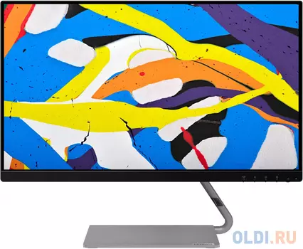 Монитор Lenovo 23.8" Q24i-1L темно-серый IPS LED 4ms 16:9 HDMI M/M 250cd 178гр/178гр 1920x1080 D-Sub FHD 4.5кг