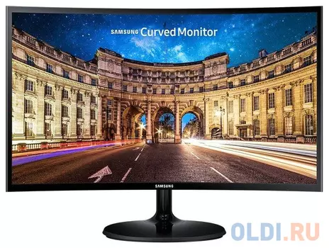 Монитор 24" Samsung С24F390FHI черный VA 1920x1080 250 cd/m^2 4 ms HDMI VGA Аудио