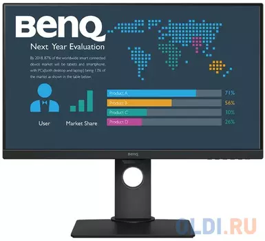 Монитор 27" BENQ BL2780T черный IPS 1920x1080 250 cd/m^2 5 ms HDMI DisplayPort VGA Аудио 9H.LGYLA.FPE