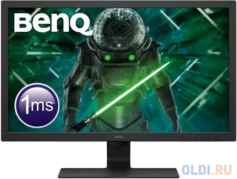 Монитор 27" BENQ GL2780E черный TN 1920x1080 300 cd/m^2 1 ms DVI HDMI DisplayPort Аудио 9H.LJ6LB.FBE