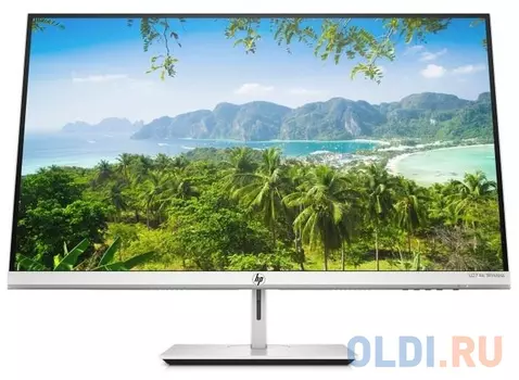 Монитор 27" HP U27 4k Wireless silver (IPS, 3840x2160, 16:9, 178/178, 300cd/m2, 1000:1, 5ms, HDMI, DisplayPort, USB-Hub, MM) (9TQ13AA)