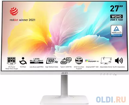 Монитор 27" MSI Modern MD272QXPW